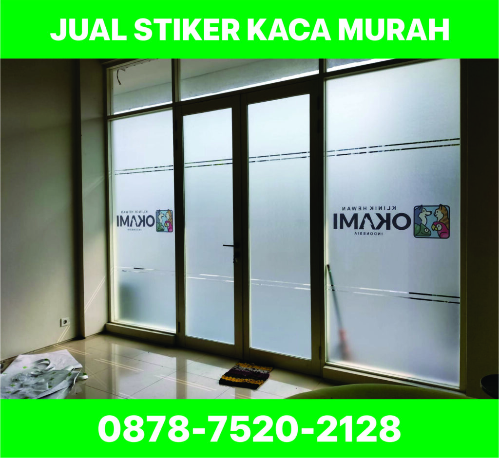 Jual stiker kaca sandblast semarang