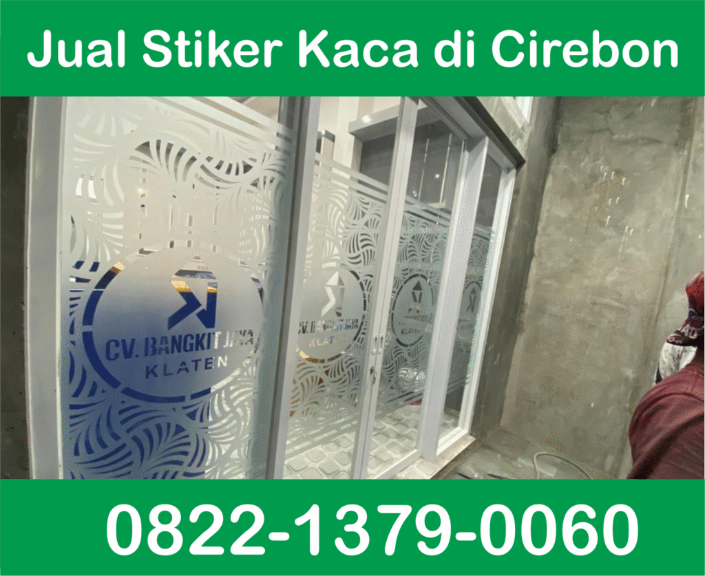 Stiker kaca Cirebon